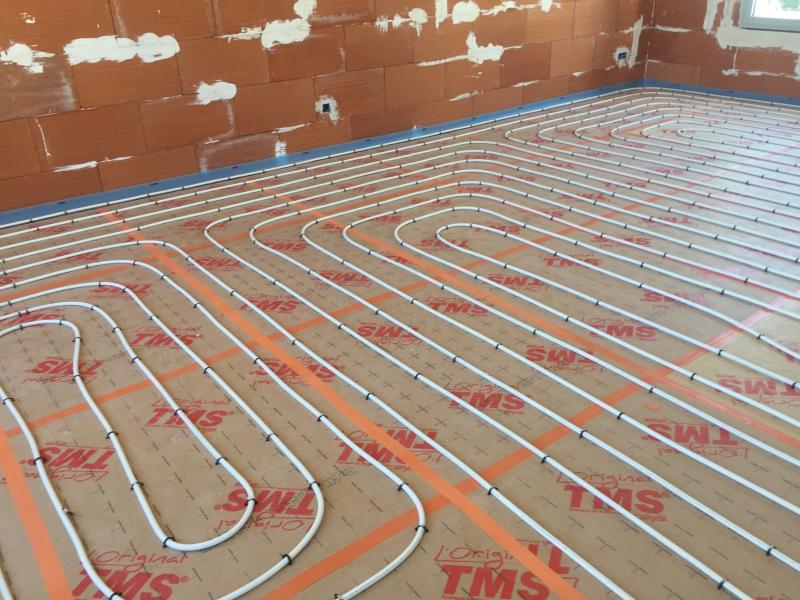Plancher chauffant hydraulique